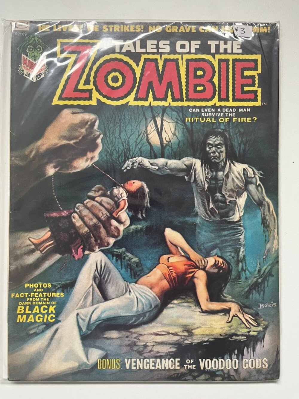 Vintage Marvel Tales of the Zombie #3 – 1970s Horror Magazine